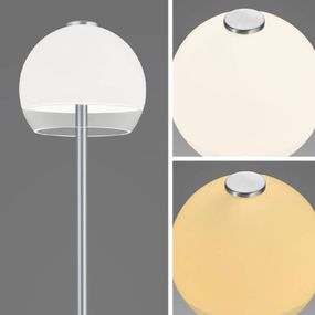 BOPP Bopp Flavor stojaca LED lampa dotykový stmievač, Obývacia izba / jedáleň, hliník, sklo, 6.5W, K: 140cm