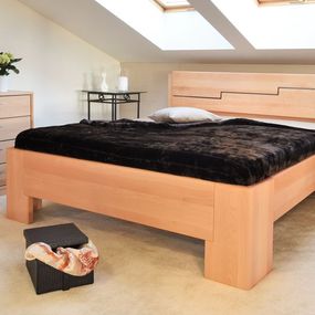 Masívna posteľ s úložným priestorom manhattan 3- 160/180 x 200cm - 160