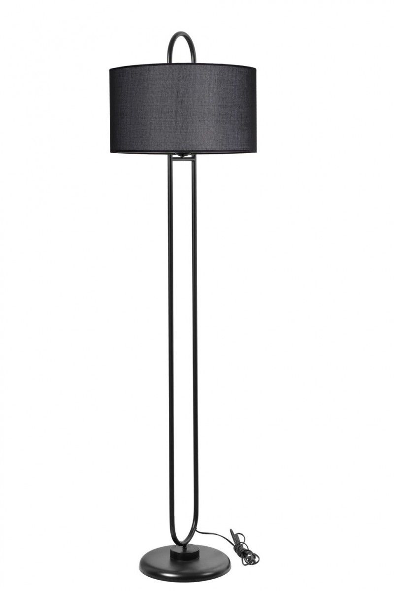 Stojacia lampa Elips 170 cm čierna