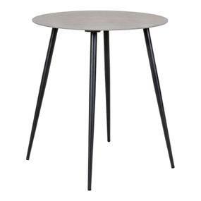 Sivý keramický okrúhly konferenčný stolík ø 60 cm Lazio – House Nordic