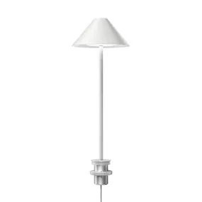 Louis Poulsen Keglen stolová pin dim-to-warm biela, Obývacia izba / jedáleň, hliník, železo, polykarbonát, 8.5W, K: 43.4cm