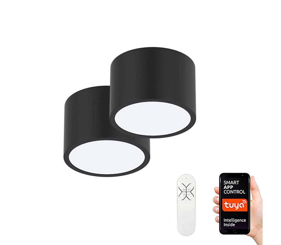 Immax Neo 07023L-15BD-Sada 2x LED Stmievateľné svietidlo RONDATE 2xLED/12W/230V+DO