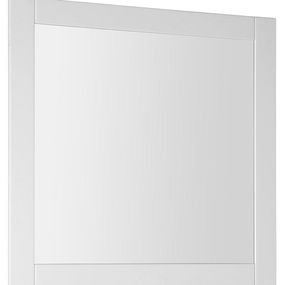 AQUALINE - FAVOLO zrkadlo v ráme 80x80 cm, biela mat FV080