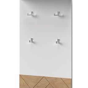 Vešiakový panel salinger - orech pacifik/biela