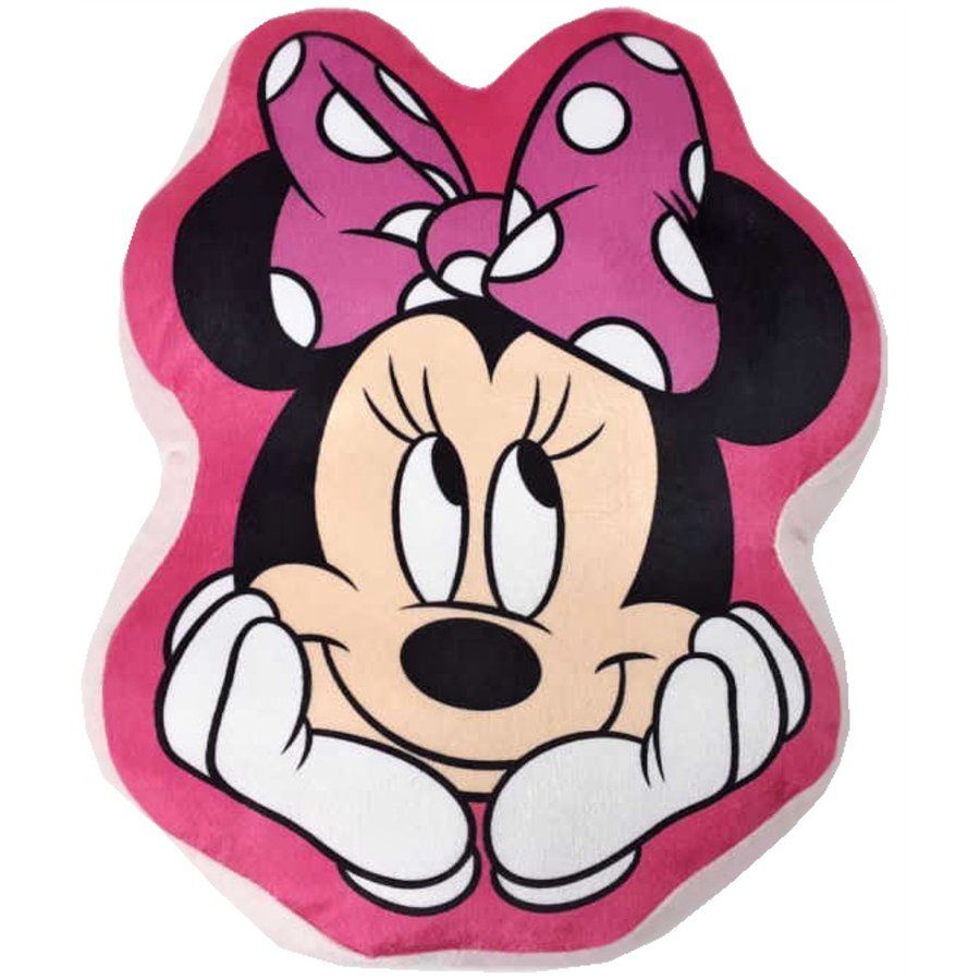 Setino · Tvarovaný 3D vankúš s tvárou Minnie Mouse - Disney - 34 x 27 cm