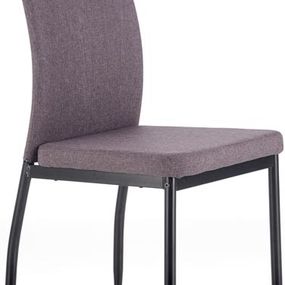 HALMAR Jedálenská stolička K276 tm. šedá/ šedá