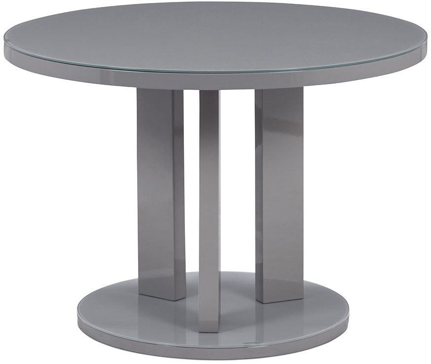 AUTRONIC jedálenský stôl AT-4003 GREY, priemer. 108 cm