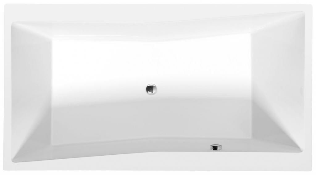POLYSAN - QUEST obdĺžniková vaňa 180x100x49cm, biela 78511