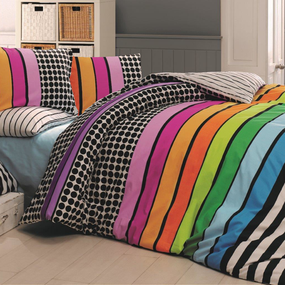 Brotex bavlnené obliečky 140x200/70x90 cm Stripes Duo