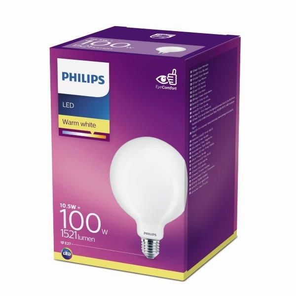 Philips LED classic 10,5W/100W 1521lm G120 E27 2700K WW FR ND SRT4