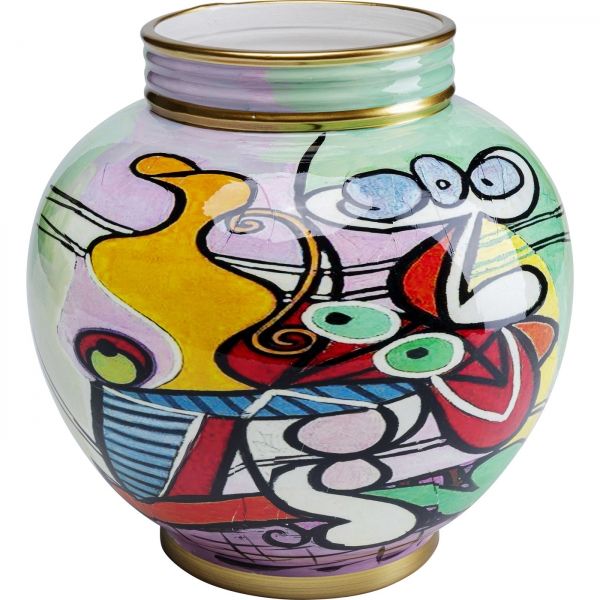 KARE Design Barevná porcelánová váza Graffiti Art 24cm
