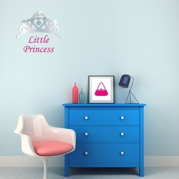 DomTextilu Dievčenské dekoračné zrkadlo Little princess 8042