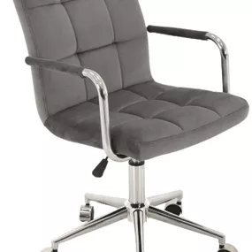 SIGNAL detska stolička Q-022 VELVET šedá