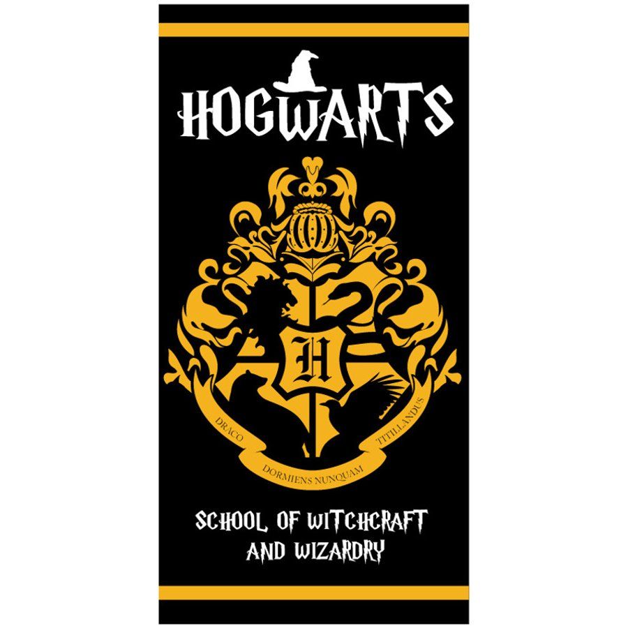 E plus M · Plážová osuška Harry Potter - Hogwarts School of Witchcraft and Wizardry - 70 x 140 cm