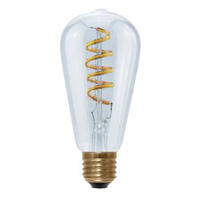 Segula SEGULA LED žiarovka Rustika Curved E27 6W 1 900K, sklo, E27, 6W, P: 14.5 cm