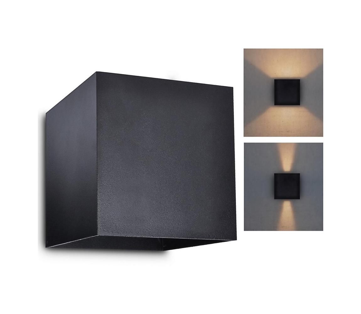 Brilagi - LED Vonkajšie nástenné svietidlo CUBE LED/6W/230V IP54